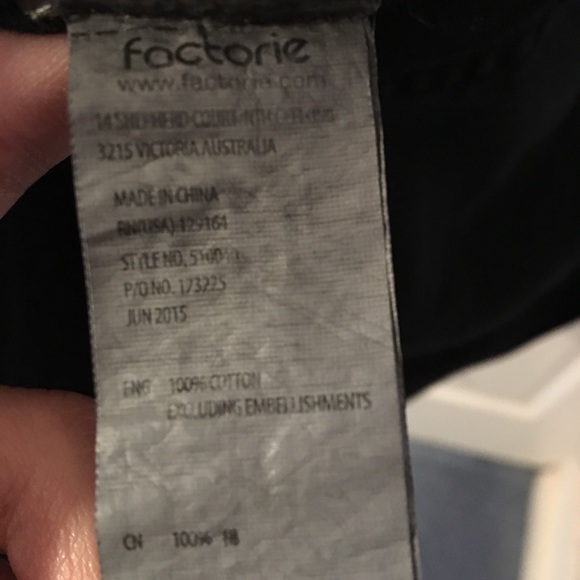 Factorie Black Hooded Parka - Picture 4 of 4